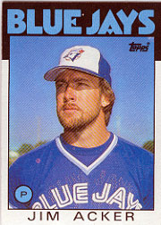 1986 Topps Baseball Cards      569     Jim Acker